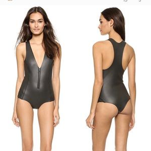 Mikoh neoprene suit, black,medium, new with tags.